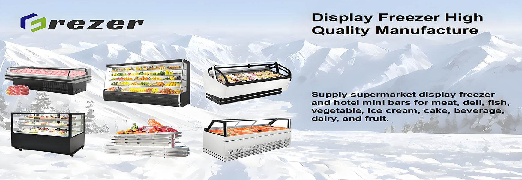 quality Supermarket Display Freezer factory