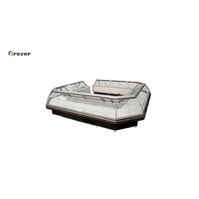 Commercial Pizza Display Cases High Capacity Refrigerated Deli Counter Customized