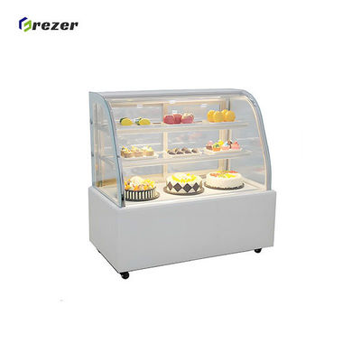Energy Efficient Cake Display Freezer Durable Dessert Display Chiller Easy Cleaning