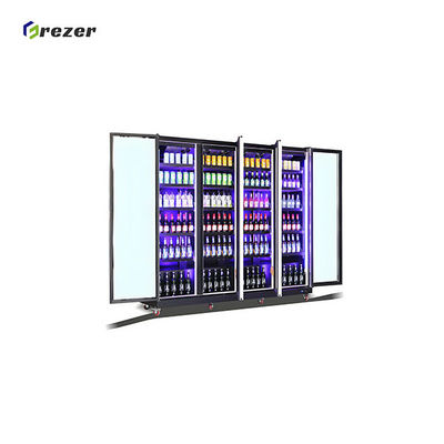 Large Beverage Display Refrigerator 4 Door Commercial Bar Fridges