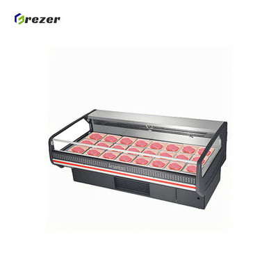 Commercial Supermarket Display Freezer 220V Island Display Fridge Customized For Meat