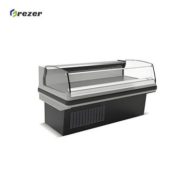 R290 Meat Display Refrigerator Horizontal Meat Shop Chiller Customized