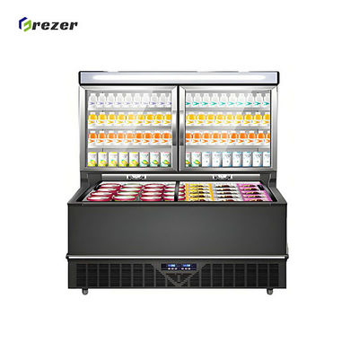 Customized Commercial Display Freezer Combined Glass Door Display Freezers