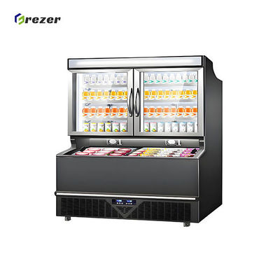 Customized Commercial Display Freezer Combined Glass Door Display Freezers
