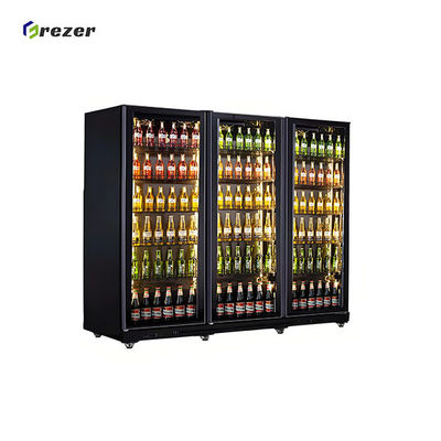 1 Door / 2 Door Supermarket Display Freezer Digital Control Beer Display Cooler