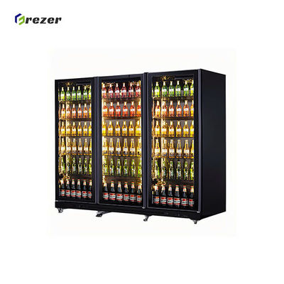 1 Door / 2 Door Supermarket Display Freezer Digital Control Beer Display Cooler