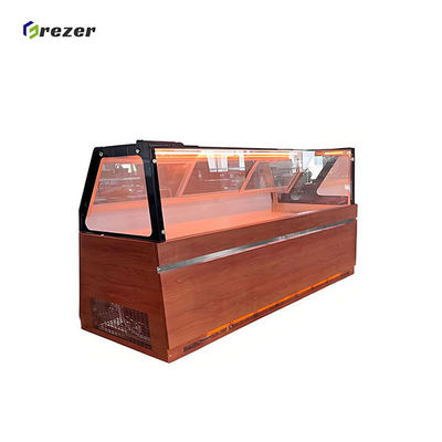 1.45M 1.85M Deli Display Freezer 450W Pizza Display Cabinets For Restaurant