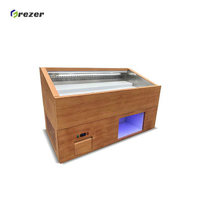 450W 566W Deli Display Freezer Eco Friendly Deli Show Case For Pizza Sushi Mutton