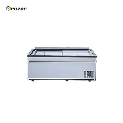 Combined Fish Display Freezer Auto Defrost Deep Island Freezer Eco Friendly
