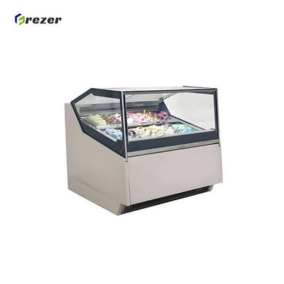110V 220V 380V Ice Cream Dipping Cabinets Customized Popsicle Display Freezer