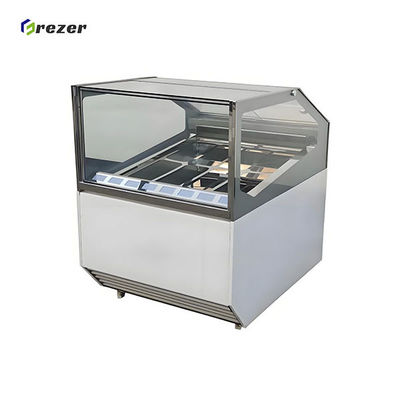 110V 220V 380V Ice Cream Dipping Cabinets Customized Popsicle Display Freezer