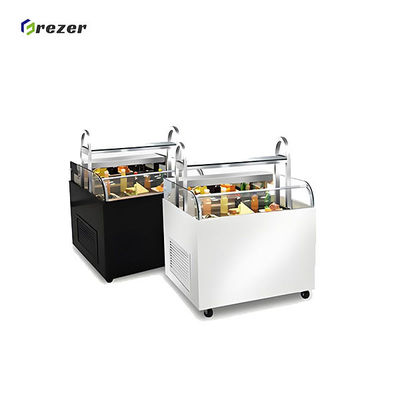 Customized Commercial Cake Fridge Horizontal Dessert Display Cabinet Small