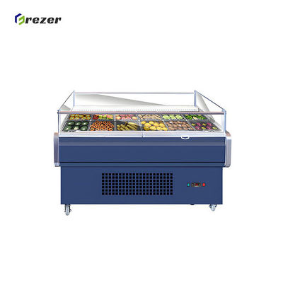 2500MM Refrigerated Display Coolers 575L Grocery Store Display Coolers 220V For Watermelon