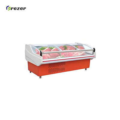 Customized Meat Display Freezer 220V Chicken Display Freezer For Supermarket Convience Shop