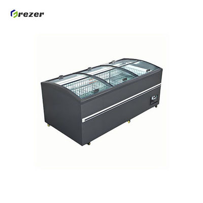 Horizontal Meat Display Freezer Easy Cleaning Shop Display Fridge 220V For Steak