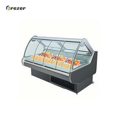 900W Deli Display Freezer Auto Defrost Commercial Deli Fridge 2M For Sausage