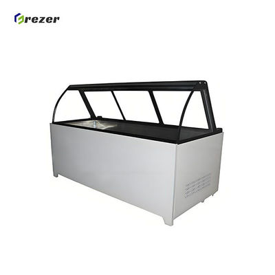 Commercial Deli Display Freezer Durable Deli Cooler Showcase Easy Cleaning