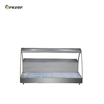 Restaurant Deli Display Freezer Customized Countertop Refrigerated Display Case For Bacon Sandwich Ham