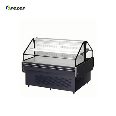 220V / 50HZ Produce Display Coolers Horizontal Freezer Display Cases