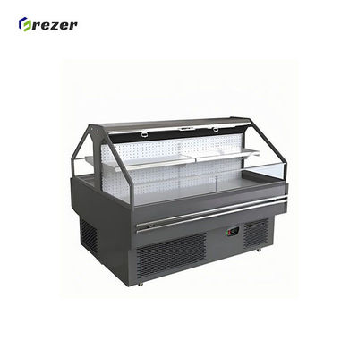 220V / 50HZ Produce Display Coolers Horizontal Freezer Display Cases