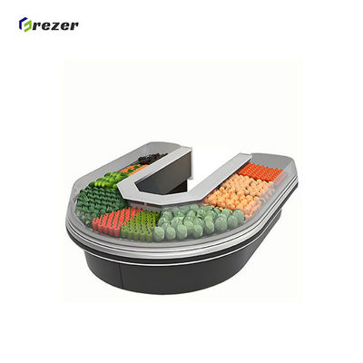 Combined Vegetable Display Freezer 3M Open Top Display Fridge 1800W