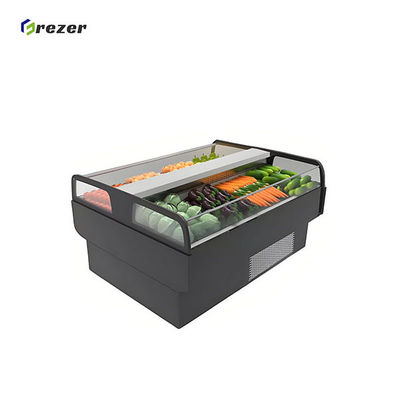 Eco Friendly Vegetable Display Freezer Durable Refrigerated Display Cabinets For Carrot Lettuce