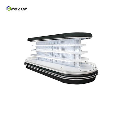 Customized Fish Display Freezer Driect Cooling / Air Cooling Open Top Island Freezer For Haddock