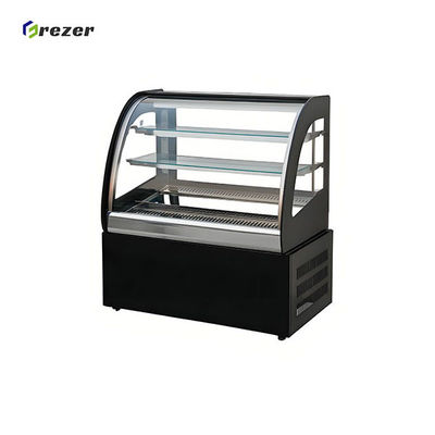 Vertical Cake Display Freezer Commercial Dessert Display Cooler Customized