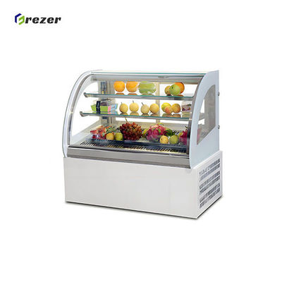 Vertical Cake Display Freezer Commercial Dessert Display Cooler Customized