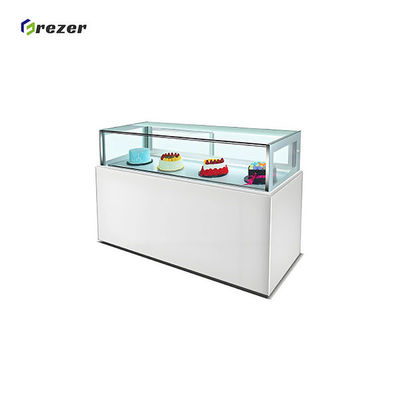 Tempered Glass Cake Display Chillers 130W Cake Counter Freezer 900MM For Cupcake