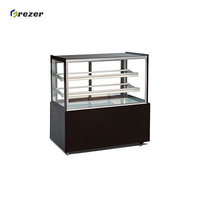 Auto Defrost Cake Display Freezer Customized Cake Display Cases For Supermarket