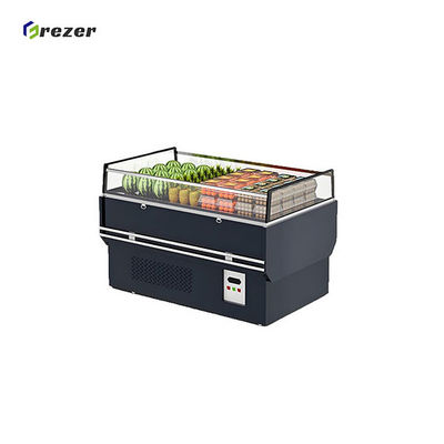 Fruit Refrigerated Display Cabinet Customized Display Freezer For Shop