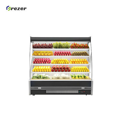 Customized Fruit Display Refrigerator Large Refrigerated Display Cabinet Durable For Kiwi Fruit Guava