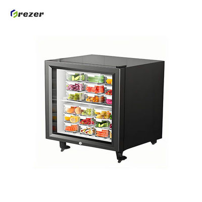 220V Fruit Display Refrigerator Supermarket Mini Display Fridge 85W For Fig Cranberry