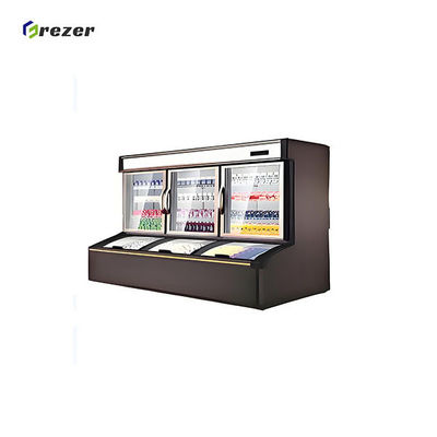 Outlets Dairy Refrigerator Customized Large Display Fridge For Goat Milk