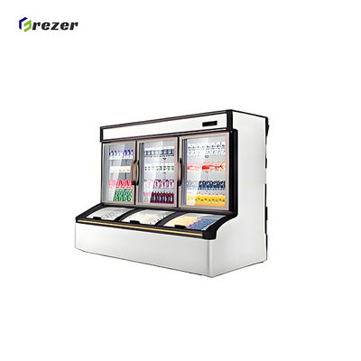 Outlets Dairy Refrigerator Customized Large Display Fridge For Goat Milk