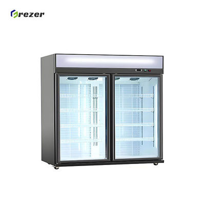 Vertical Milk Display Fridge Combined 3 Door Display Freezer Easy Cleaning For Sweet Milk