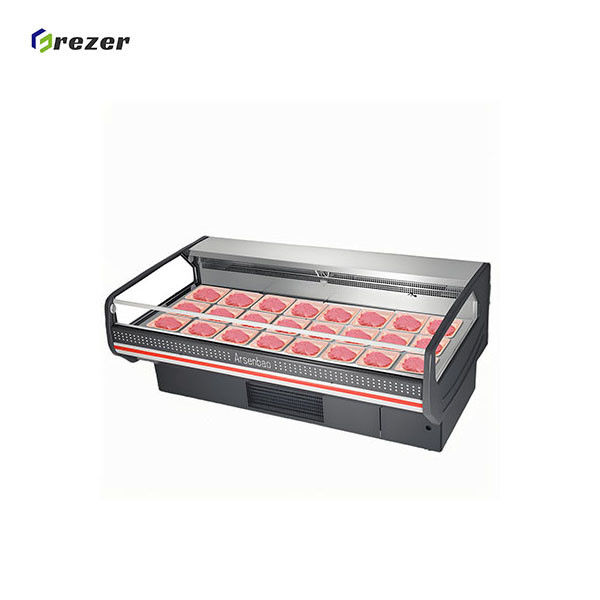 Commercial Supermarket Display Freezer 220V Island Display Fridge Customized For Meat