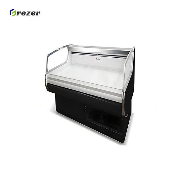 Big Meat Display Freezer Island Supermarket Refrigerated Display Cases For Pork Beef
