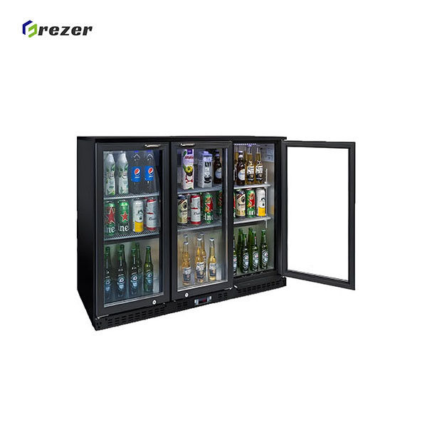Triple Door Hotel Mini Bars for Beverage Drinks Wine Beer Storage