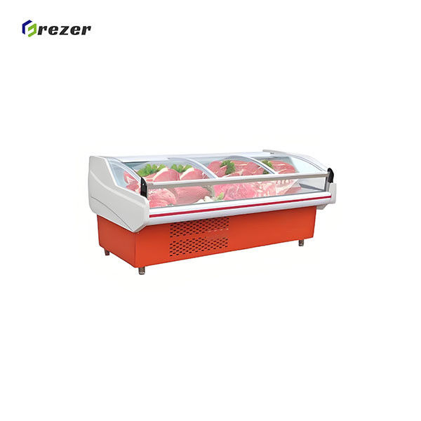 Customized Meat Display Freezer 220V Chicken Display Freezer For Supermarket Convience Shop