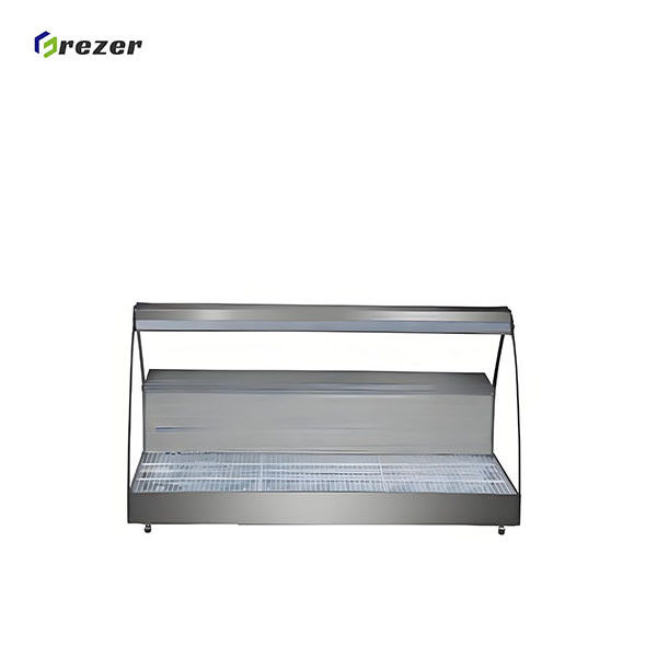 Restaurant Deli Display Freezer Customized Countertop Refrigerated Display Case For Bacon Sandwich Ham