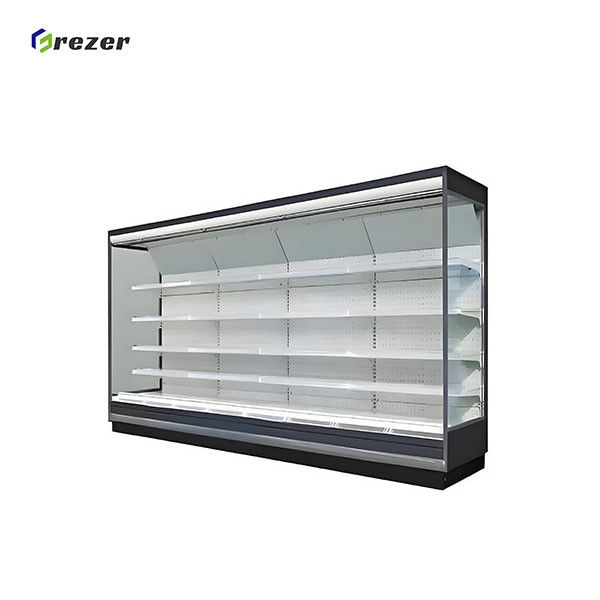 220V Vegetable Display Cooler 2M 3M Vertical Display Fridge For Supermarket Outlets
