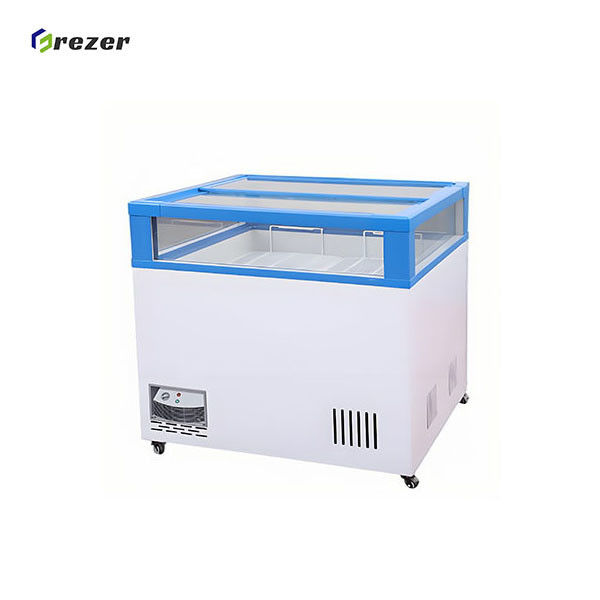 Customized Dairy Milk Display Fridge Commercial Small Freezer Eco Friendly For Yogurt Butter